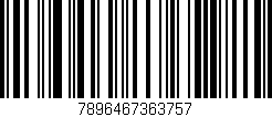 Código de barras (EAN, GTIN, SKU, ISBN): '7896467363757'