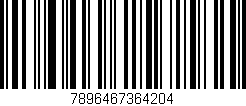 Código de barras (EAN, GTIN, SKU, ISBN): '7896467364204'