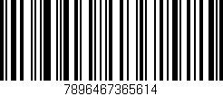 Código de barras (EAN, GTIN, SKU, ISBN): '7896467365614'