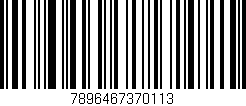 Código de barras (EAN, GTIN, SKU, ISBN): '7896467370113'