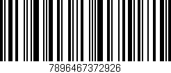 Código de barras (EAN, GTIN, SKU, ISBN): '7896467372926'