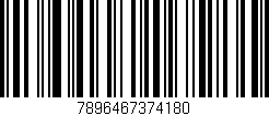 Código de barras (EAN, GTIN, SKU, ISBN): '7896467374180'