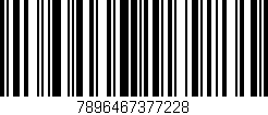 Código de barras (EAN, GTIN, SKU, ISBN): '7896467377228'