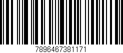 Código de barras (EAN, GTIN, SKU, ISBN): '7896467381171'