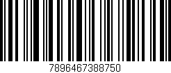 Código de barras (EAN, GTIN, SKU, ISBN): '7896467388750'