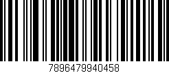 Código de barras (EAN, GTIN, SKU, ISBN): '7896479940458'