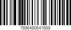 Código de barras (EAN, GTIN, SKU, ISBN): '7896480641689'