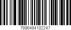 Código de barras (EAN, GTIN, SKU, ISBN): '7896484102247'