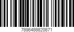Código de barras (EAN, GTIN, SKU, ISBN): '7896488820871'