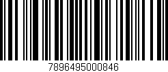 Código de barras (EAN, GTIN, SKU, ISBN): '7896495000846'