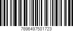 Código de barras (EAN, GTIN, SKU, ISBN): '7896497501723'