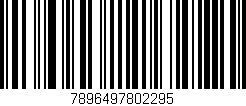 Código de barras (EAN, GTIN, SKU, ISBN): '7896497802295'