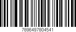 Código de barras (EAN, GTIN, SKU, ISBN): '7896497804541'