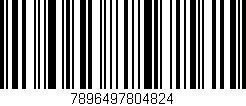 Código de barras (EAN, GTIN, SKU, ISBN): '7896497804824'