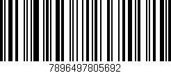 Código de barras (EAN, GTIN, SKU, ISBN): '7896497805692'