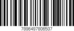 Código de barras (EAN, GTIN, SKU, ISBN): '7896497806507'