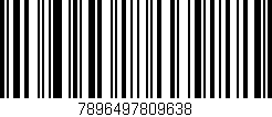 Código de barras (EAN, GTIN, SKU, ISBN): '7896497809638'