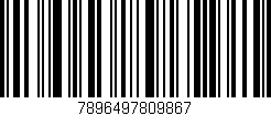 Código de barras (EAN, GTIN, SKU, ISBN): '7896497809867'