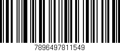 Código de barras (EAN, GTIN, SKU, ISBN): '7896497811549'