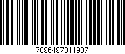 Código de barras (EAN, GTIN, SKU, ISBN): '7896497811907'