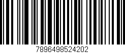 Código de barras (EAN, GTIN, SKU, ISBN): '7896498524202'