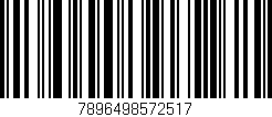 Código de barras (EAN, GTIN, SKU, ISBN): '7896498572517'