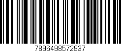 Código de barras (EAN, GTIN, SKU, ISBN): '7896498572937'