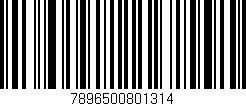 Código de barras (EAN, GTIN, SKU, ISBN): '7896500801314'