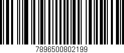 Código de barras (EAN, GTIN, SKU, ISBN): '7896500802199'
