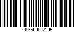 Código de barras (EAN, GTIN, SKU, ISBN): '7896500802205'