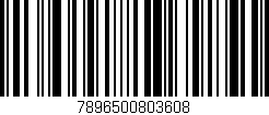 Código de barras (EAN, GTIN, SKU, ISBN): '7896500803608'