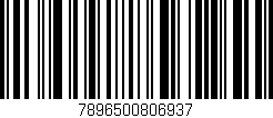 Código de barras (EAN, GTIN, SKU, ISBN): '7896500806937'