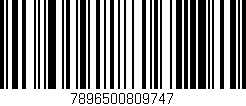 Código de barras (EAN, GTIN, SKU, ISBN): '7896500809747'