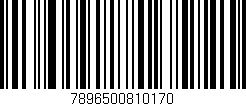 Código de barras (EAN, GTIN, SKU, ISBN): '7896500810170'