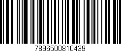 Código de barras (EAN, GTIN, SKU, ISBN): '7896500810439'
