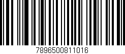 Código de barras (EAN, GTIN, SKU, ISBN): '7896500811016'