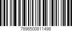 Código de barras (EAN, GTIN, SKU, ISBN): '7896500811498'
