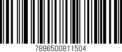 Código de barras (EAN, GTIN, SKU, ISBN): '7896500811504'