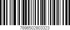 Código de barras (EAN, GTIN, SKU, ISBN): '7896502803323'