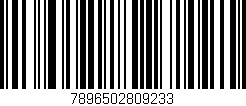 Código de barras (EAN, GTIN, SKU, ISBN): '7896502809233'
