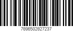 Código de barras (EAN, GTIN, SKU, ISBN): '7896502827237'