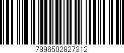Código de barras (EAN, GTIN, SKU, ISBN): '7896502827312'