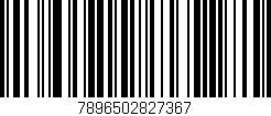 Código de barras (EAN, GTIN, SKU, ISBN): '7896502827367'