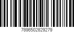 Código de barras (EAN, GTIN, SKU, ISBN): '7896502829279'