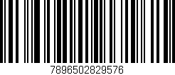Código de barras (EAN, GTIN, SKU, ISBN): '7896502829576'