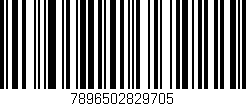 Código de barras (EAN, GTIN, SKU, ISBN): '7896502829705'