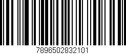 Código de barras (EAN, GTIN, SKU, ISBN): '7896502832101'