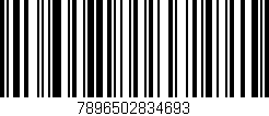 Código de barras (EAN, GTIN, SKU, ISBN): '7896502834693'