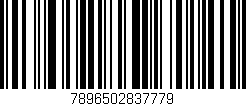 Código de barras (EAN, GTIN, SKU, ISBN): '7896502837779'