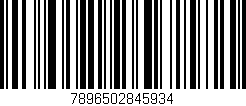 Código de barras (EAN, GTIN, SKU, ISBN): '7896502845934'